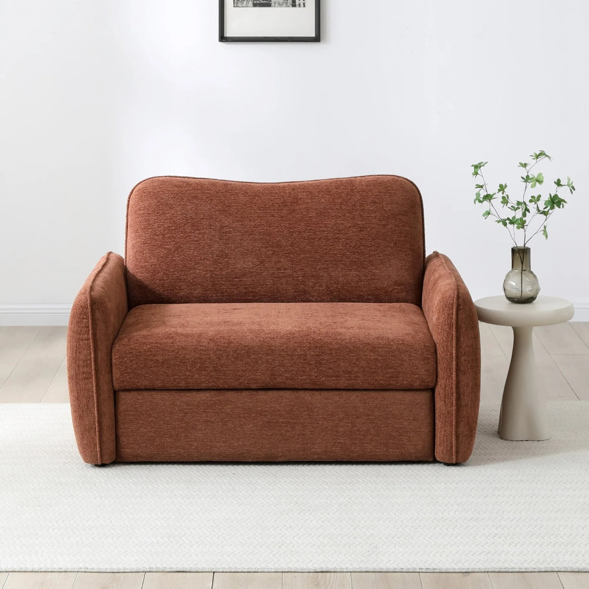 Millie Orange Sofa Bed – front view