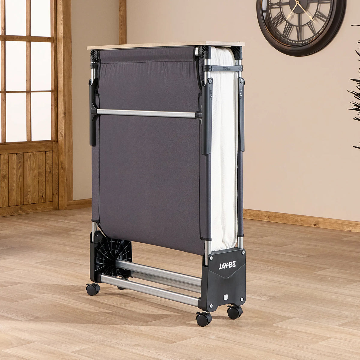 Rollaway Folding Bed with Memory Mattress – folded view