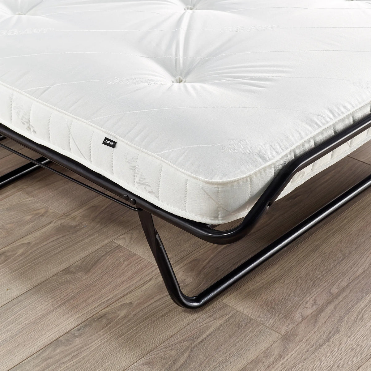 Supreme Folding Bed with Pocket Sprung Mattress – mattress and frame detail close-up