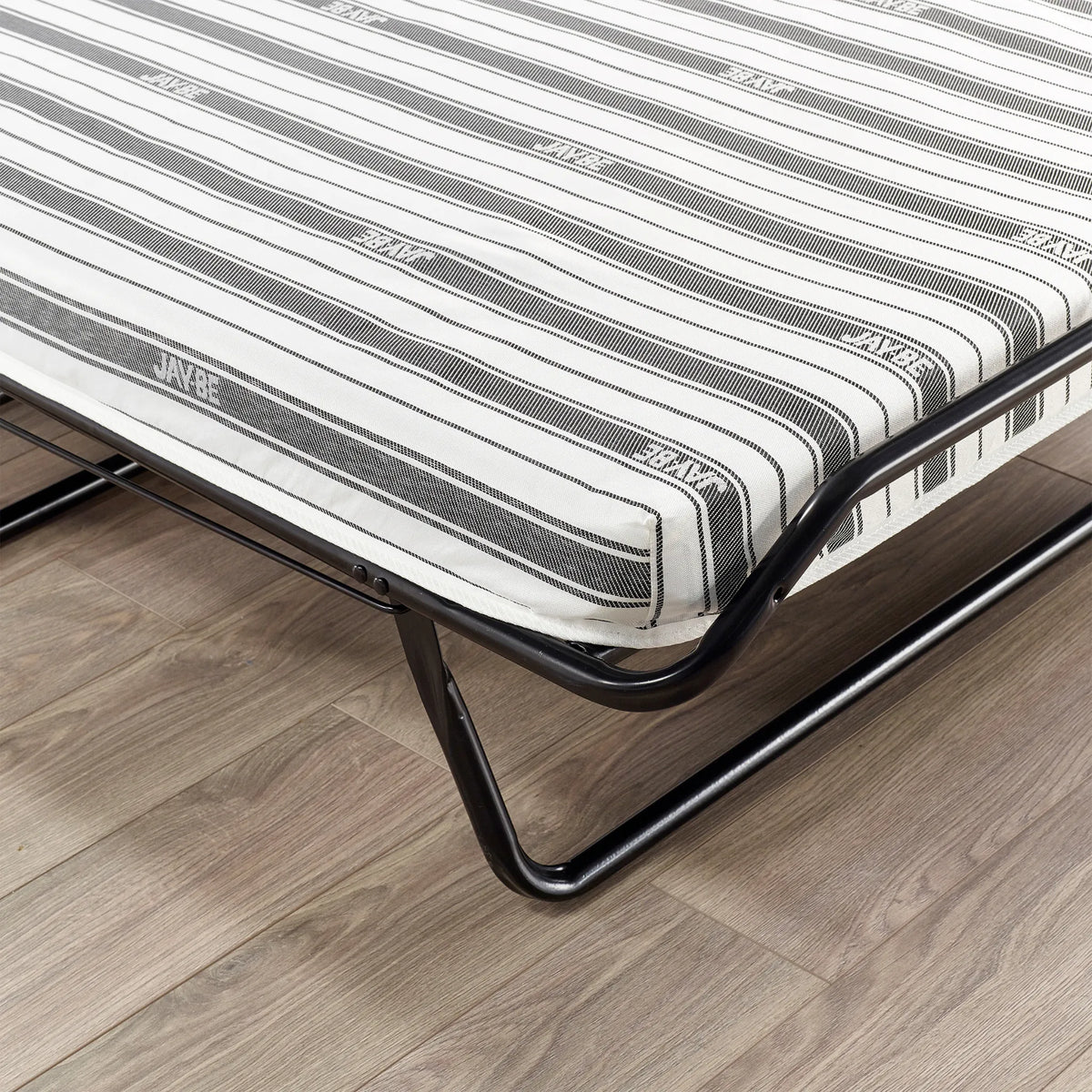 Supreme Folding Bed with Comfort Mattress – mattress and frame detail close-up