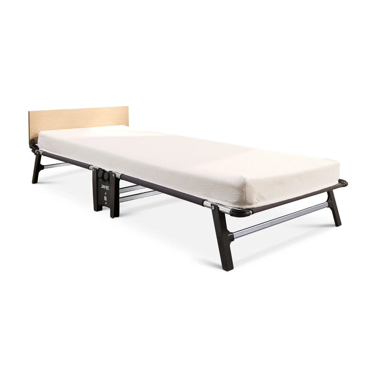 Quick Folding Bed with Memory Mattress – studio shot, front three-quarter view