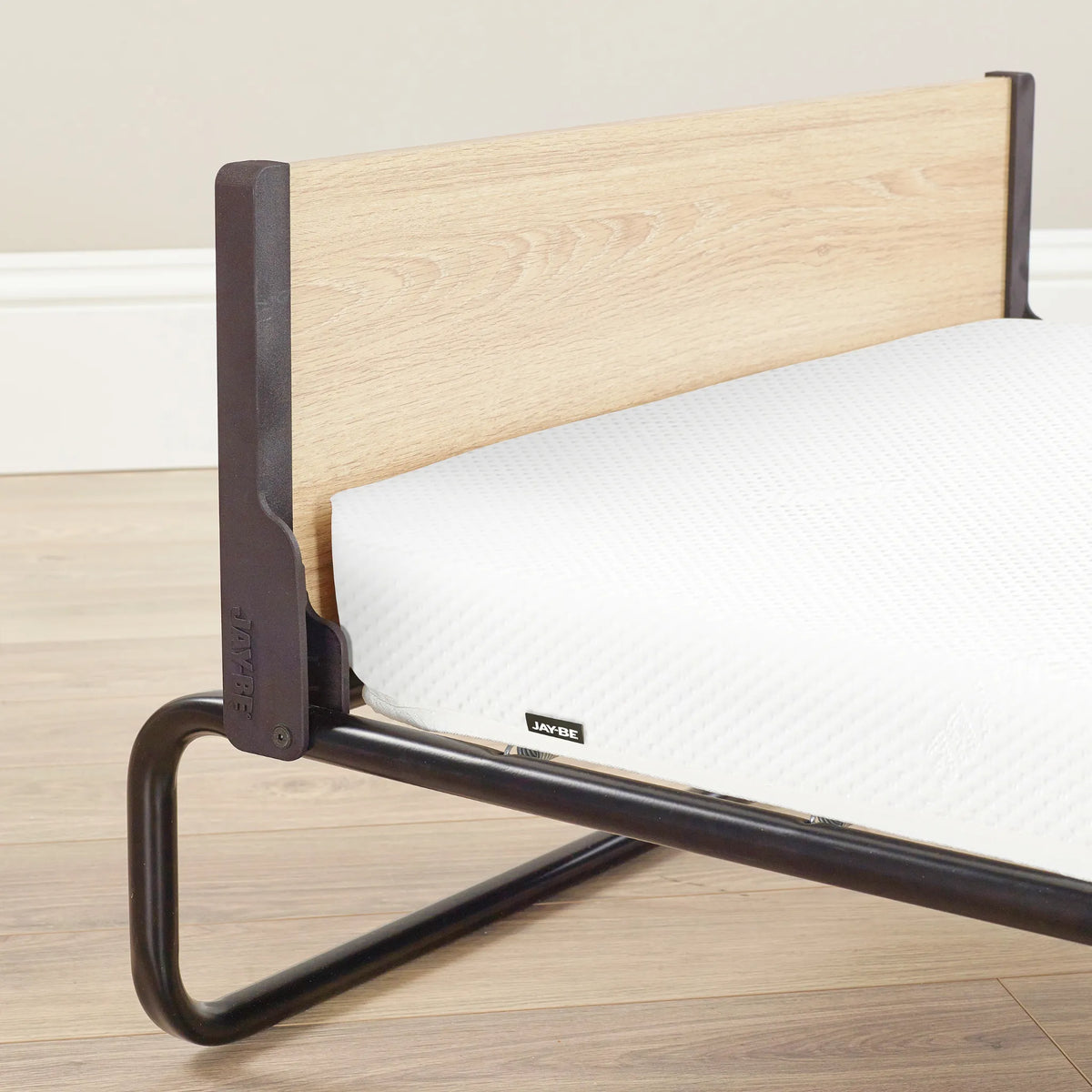 Revolution Folding Bed with Memory Mattress – headboard detail close-up