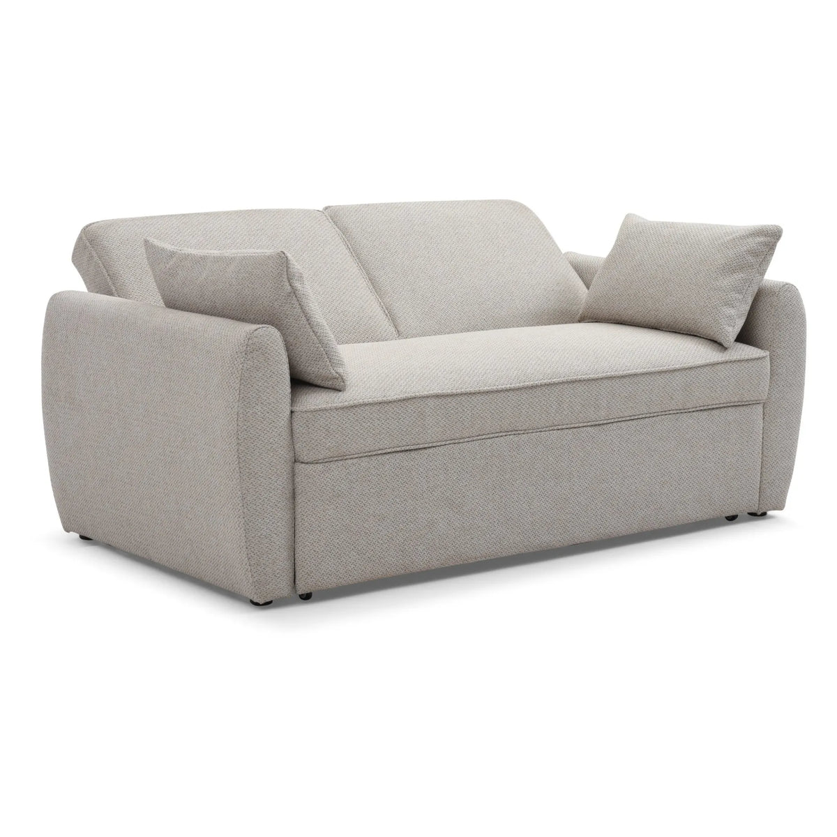 Clarke Oatmeal Sofa Bed – studio isolated view of sofa bed