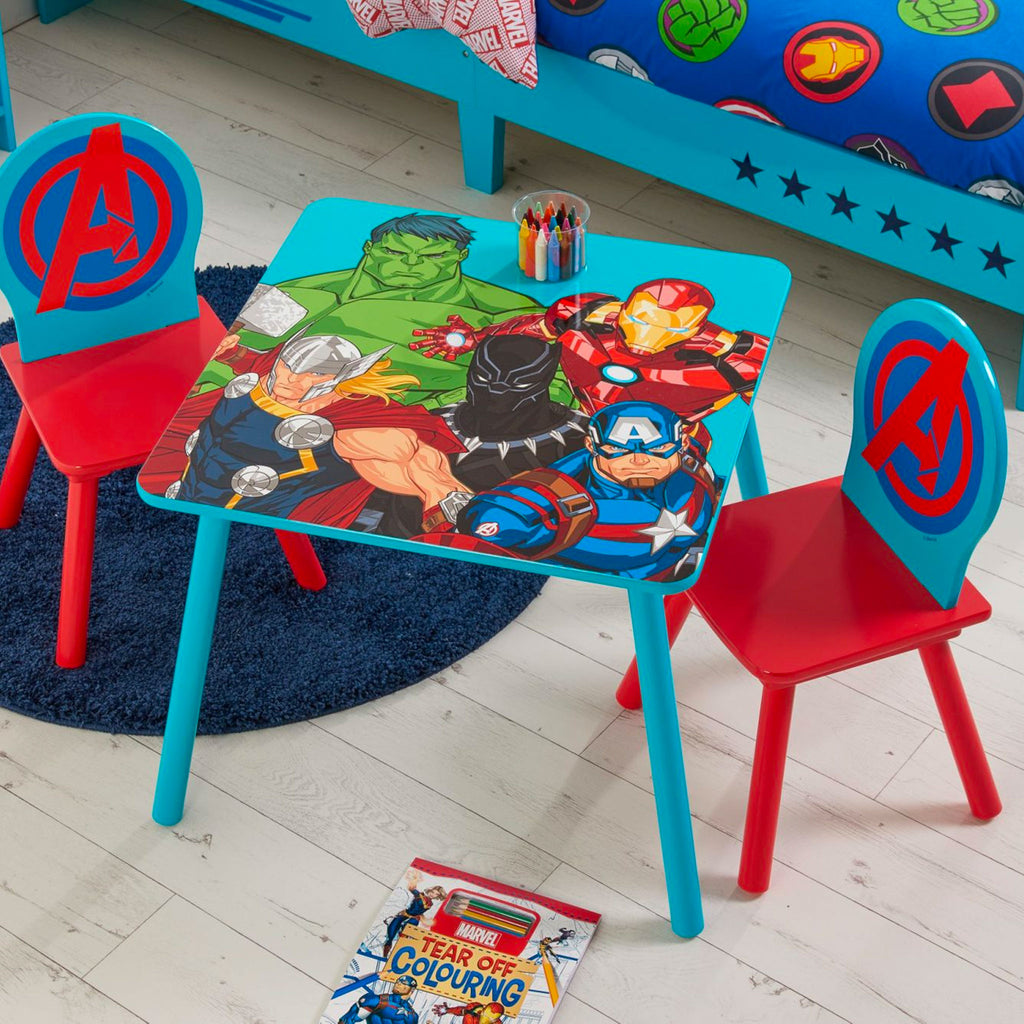 Avengers Marvel Table And Chairs