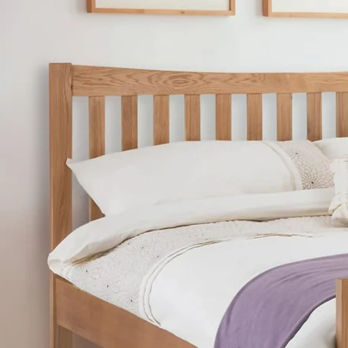 Bergamo Oak Wooden Bed