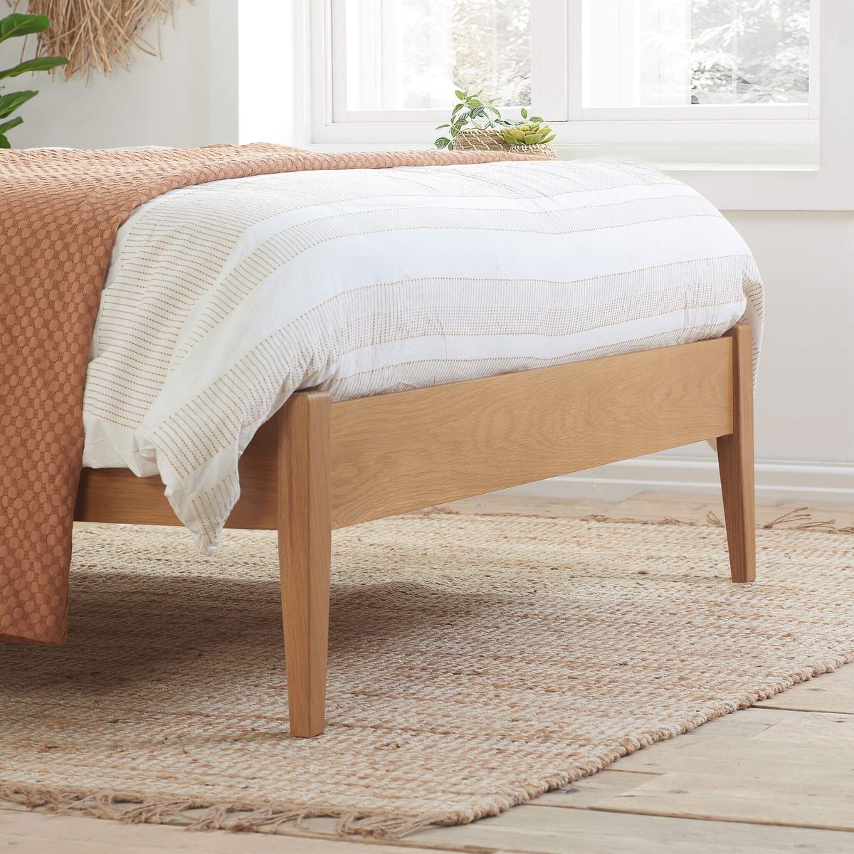 Berwick Oak Bed Footend