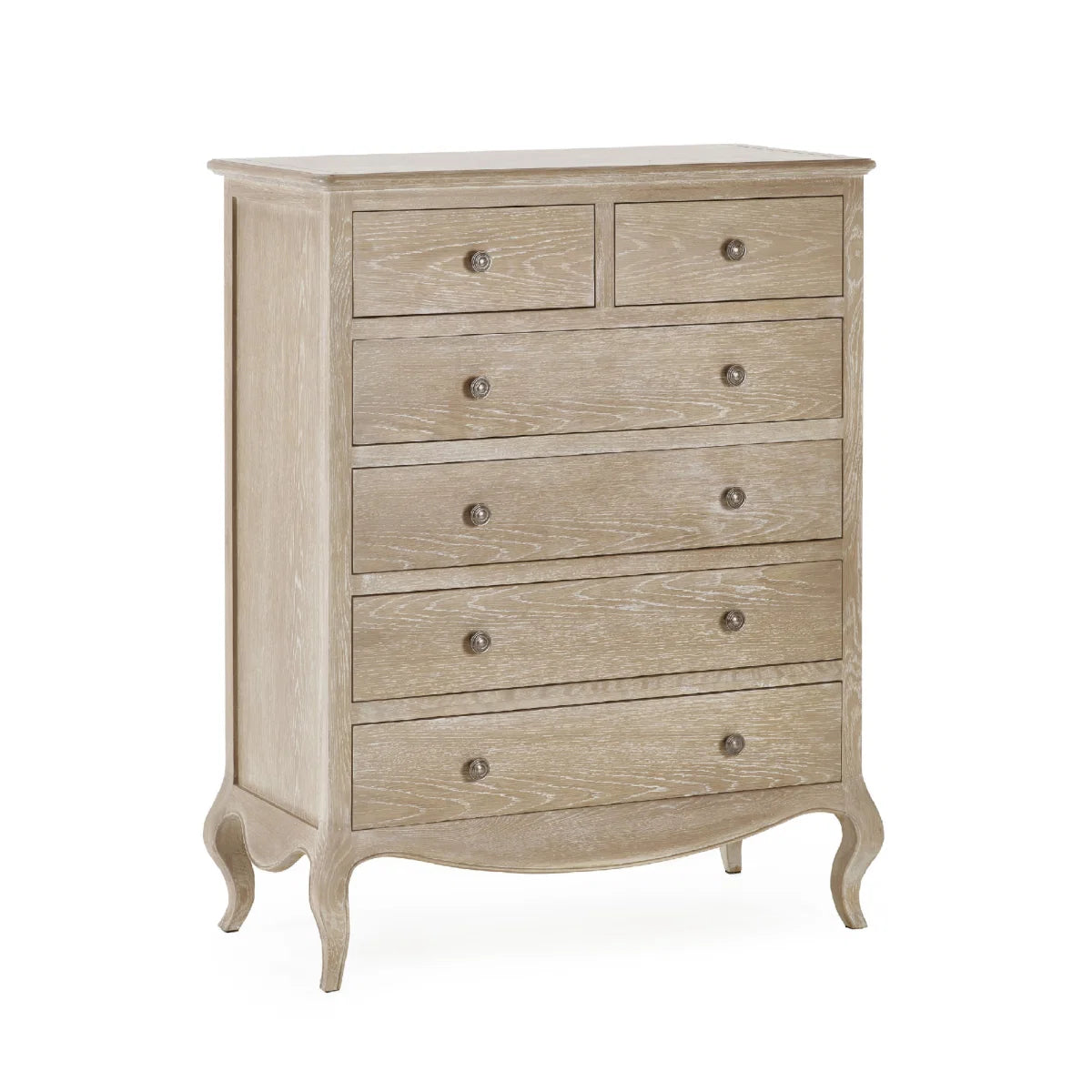 Camille Limed Oak 4+ 2 Drawer Chest