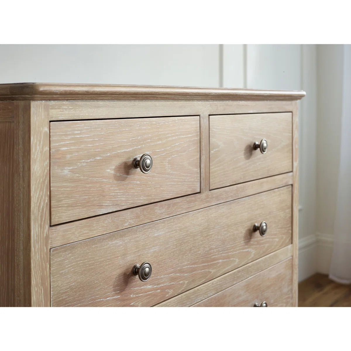 Camille Limed Oak 4+ 2 Drawer Chest