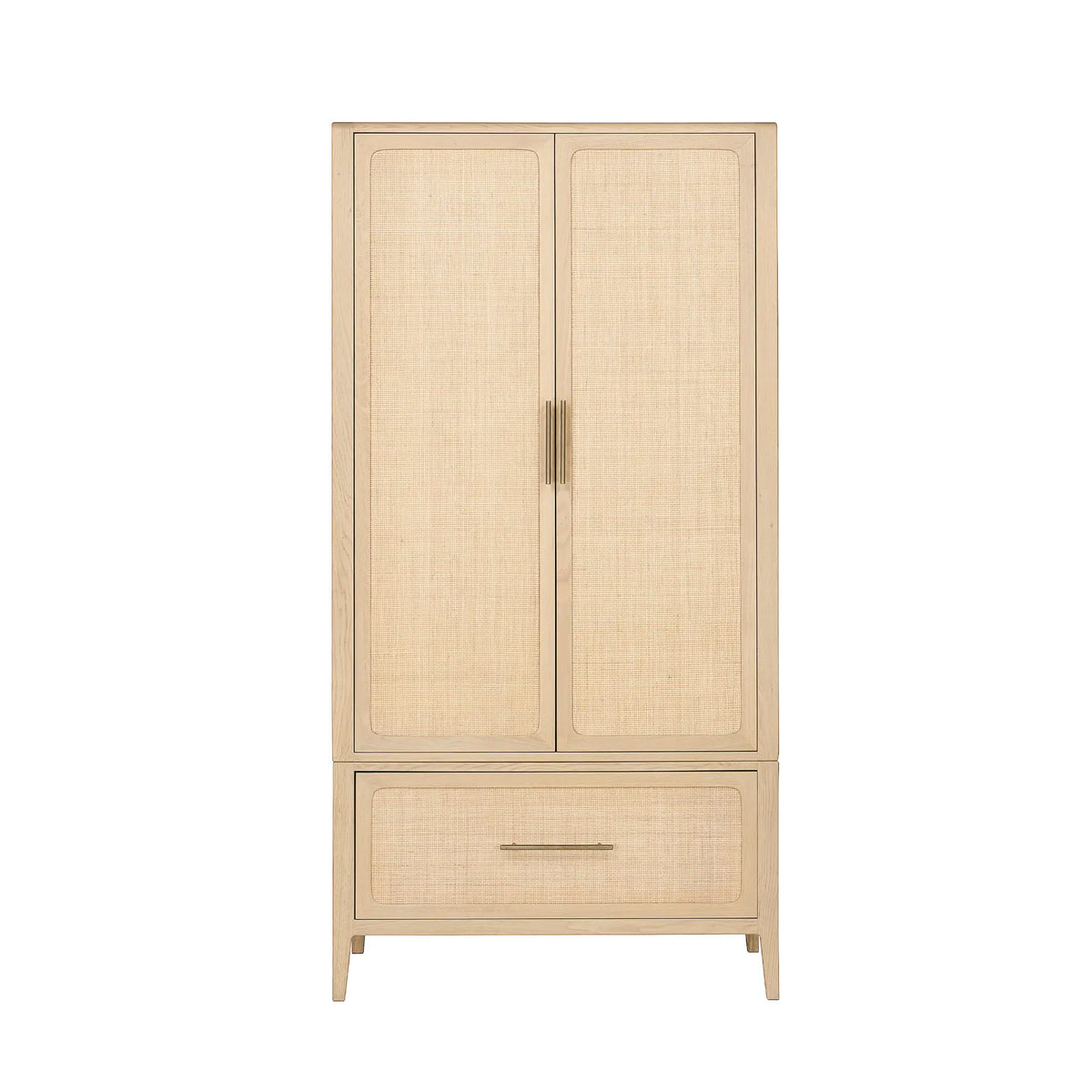 Casera Oak 2 Door Combination Wardrobe