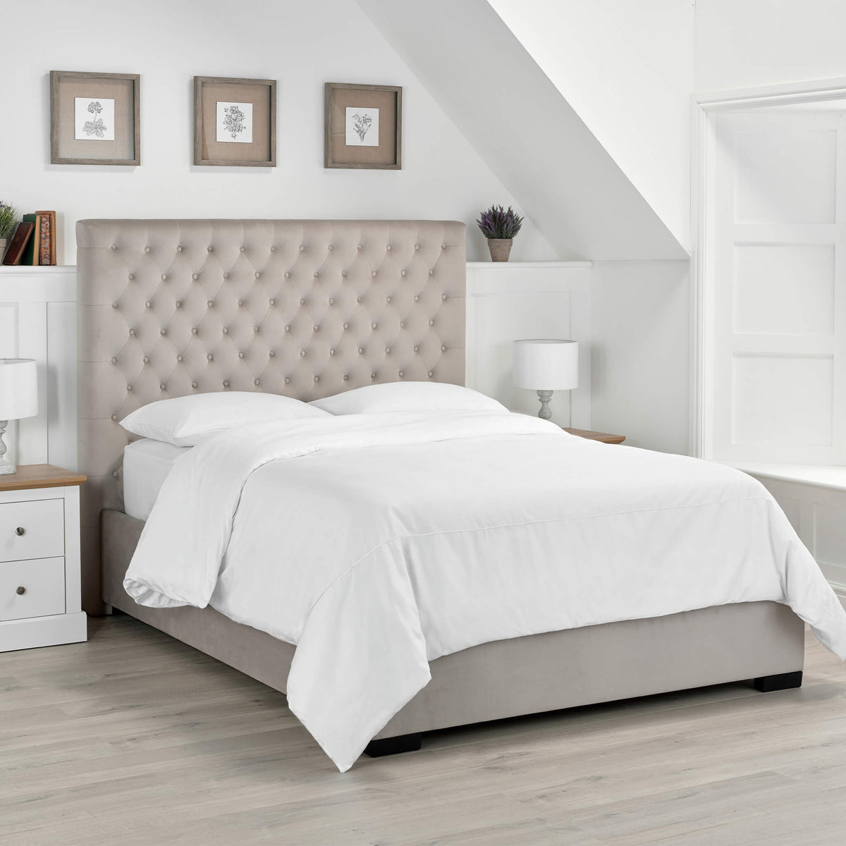 Cavendish Upholstered Bed Frame Grey