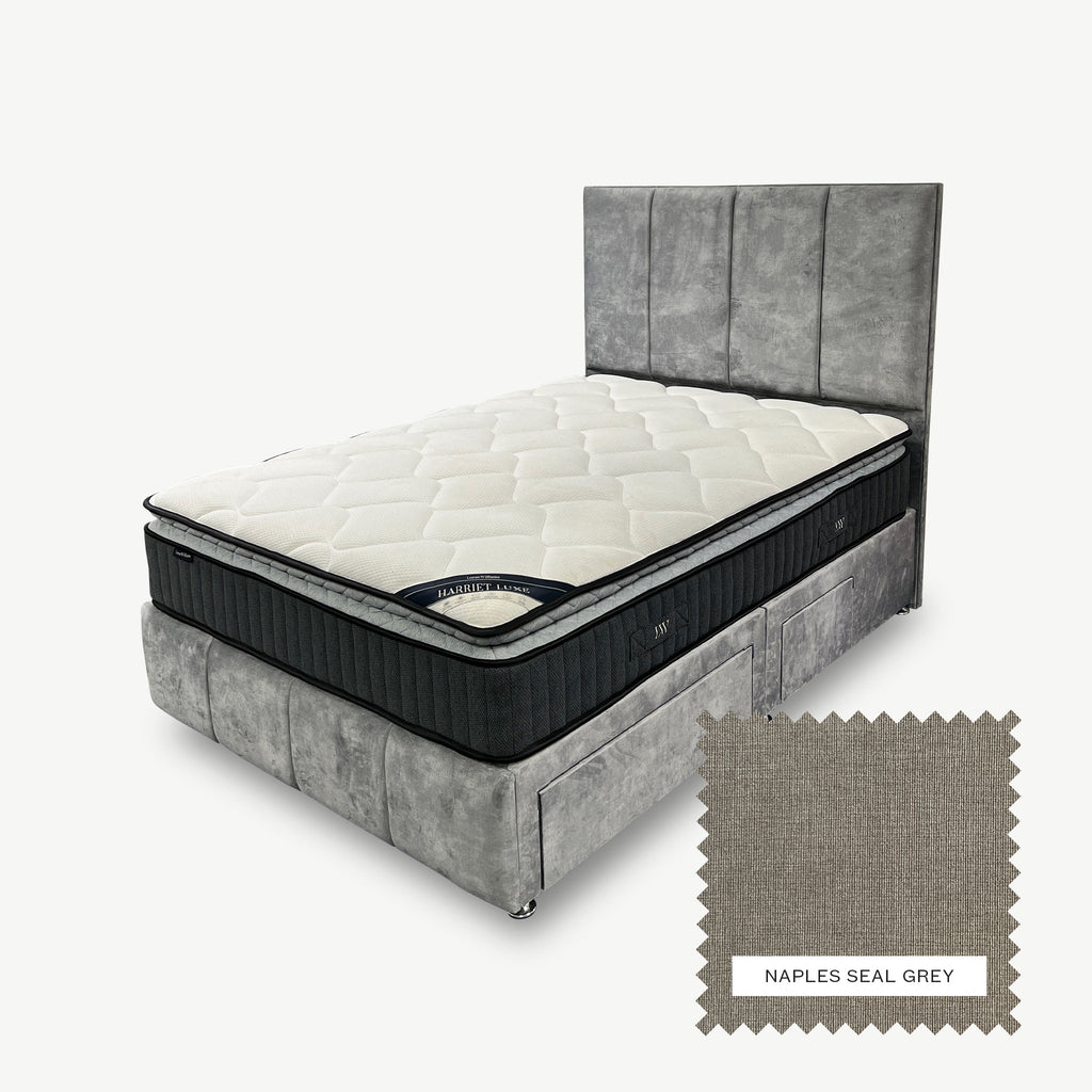 classic diva bed naples seal grey