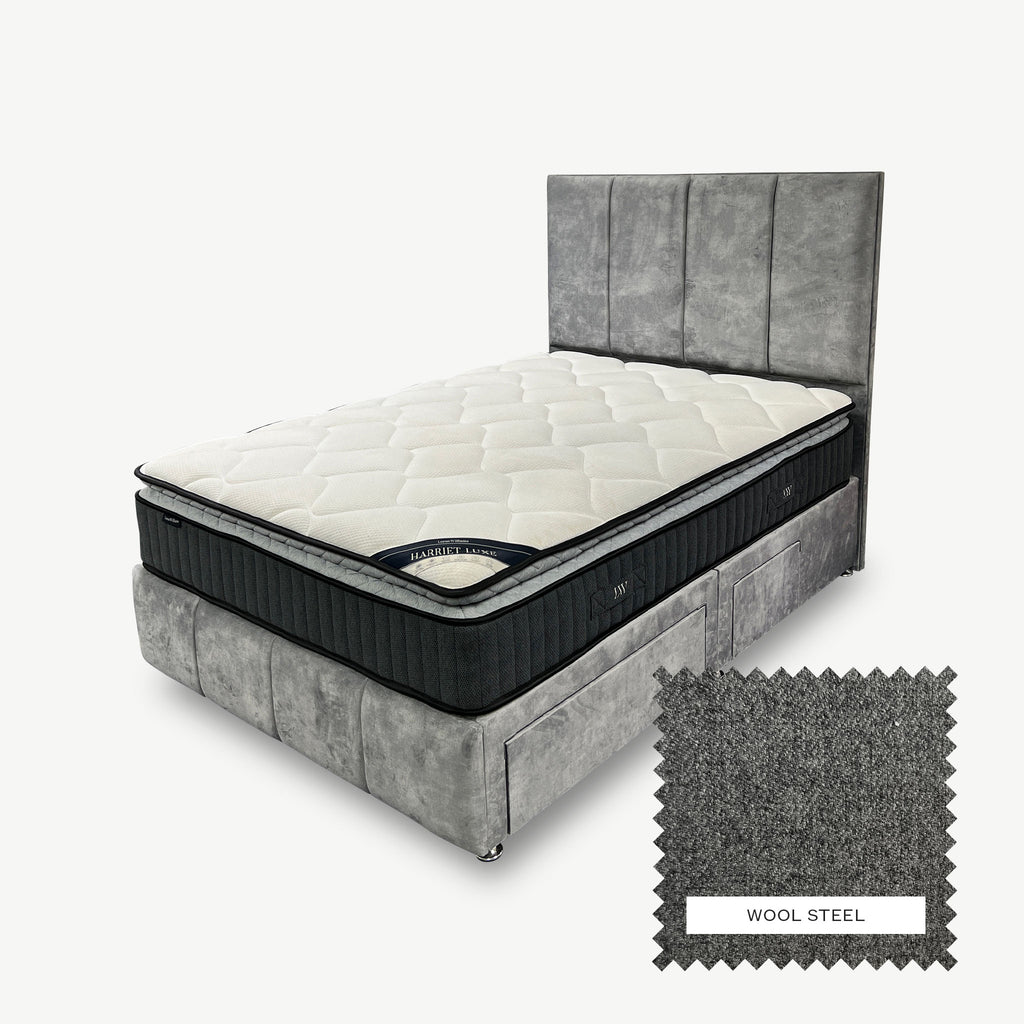 Classic dican bed wool steel