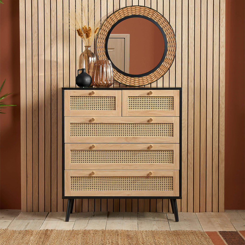 Croxley Drawer Chest Black