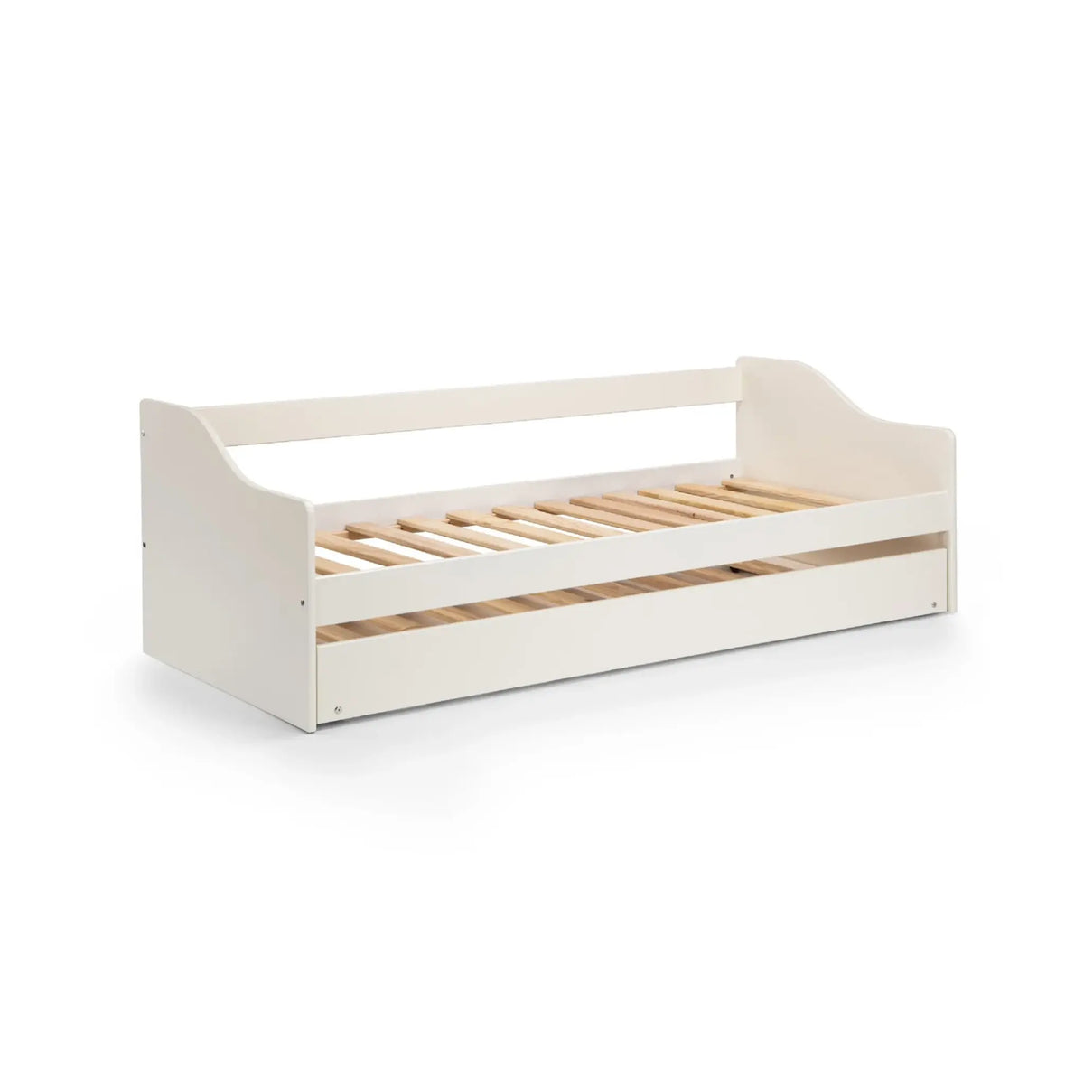 Elba White Wooden Guest Bed