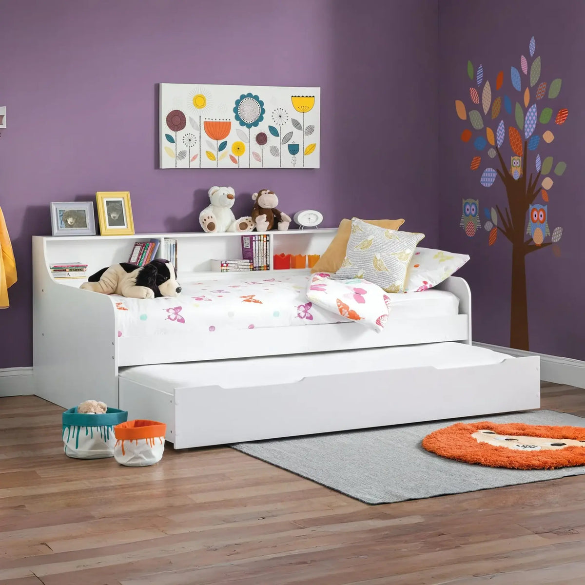 Ellie White Wooden Underbed