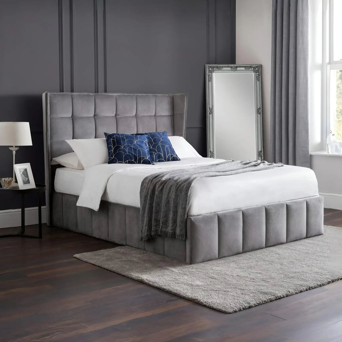 Gatsby Ottoman Bed Grey