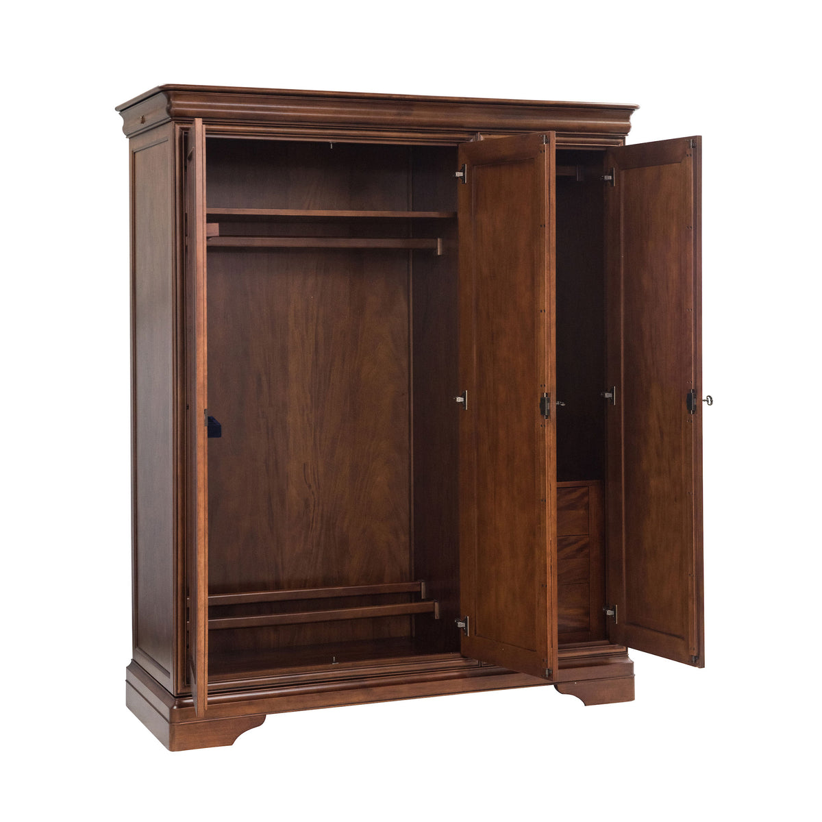 Antoinette 3 Door Wardrobe Open