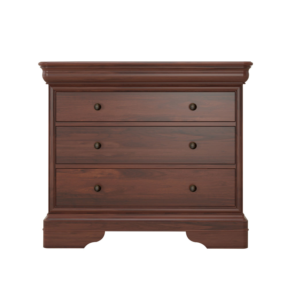 Antoinette Wide 3 Drawer Chest Front View