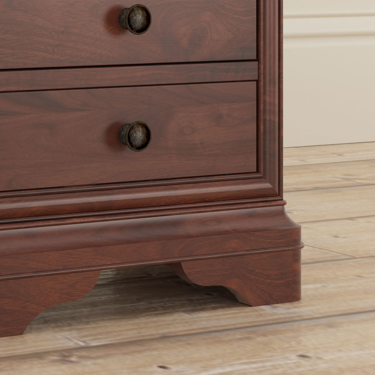 Antoinette Bedside Chest Feet