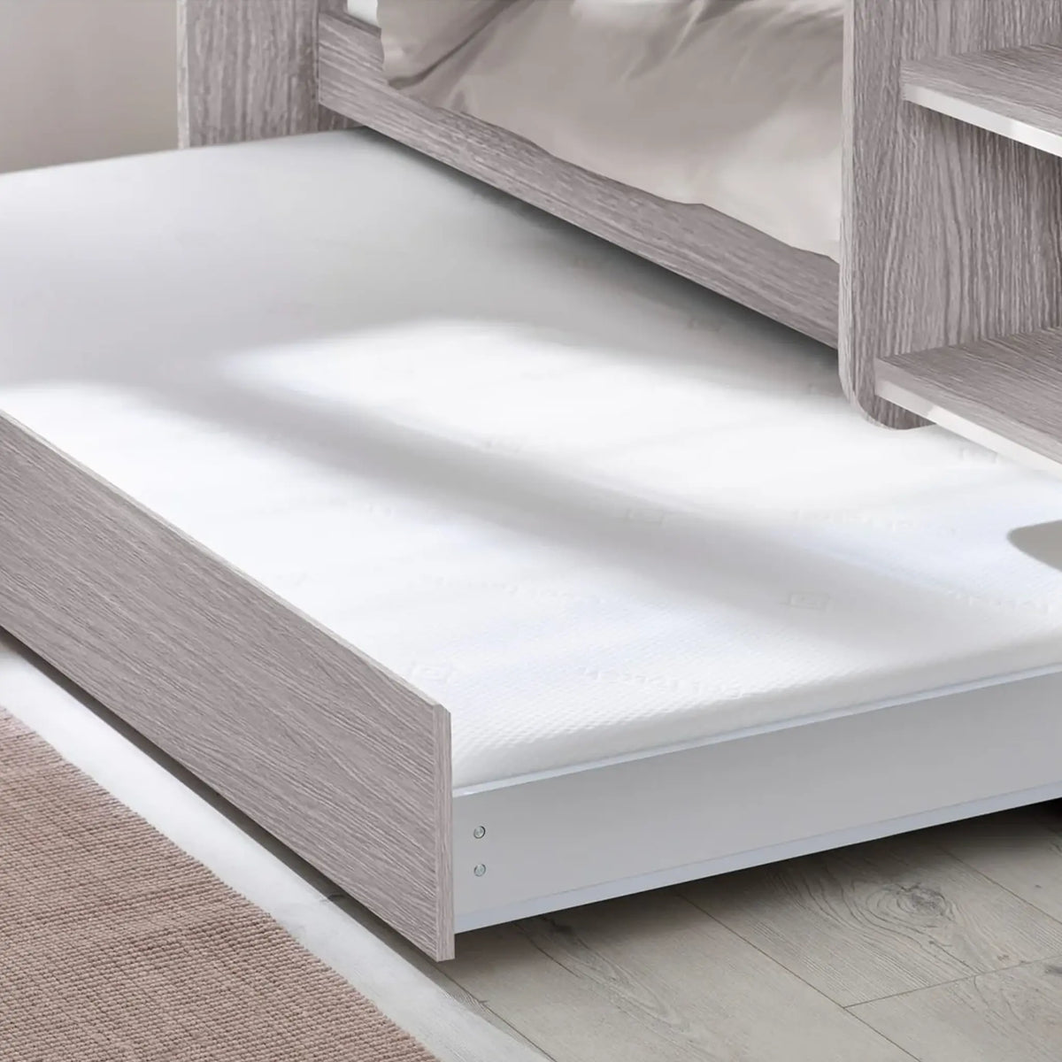 Mars Grey Wooden Bunk Bed