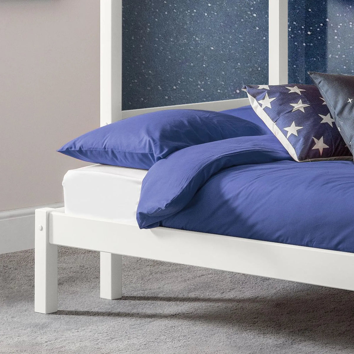 Merlin White Wooden Bunk Bed