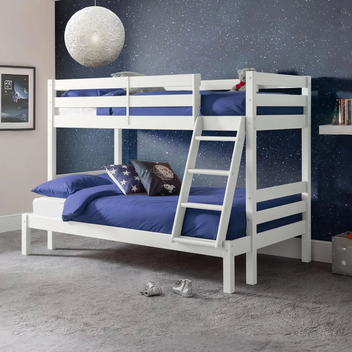Merlin White Wooden Bunk Bed