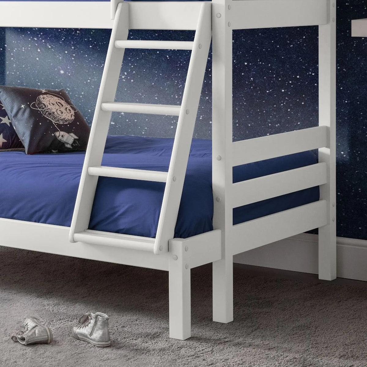 Merlin White Wooden Bunk Bed