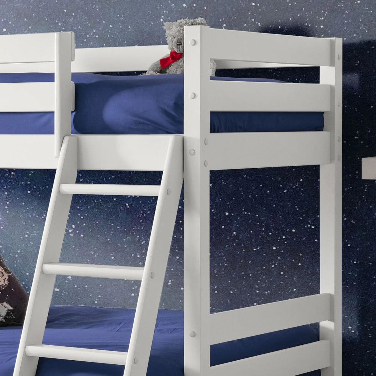 Merlin White Wooden Bunk Bed