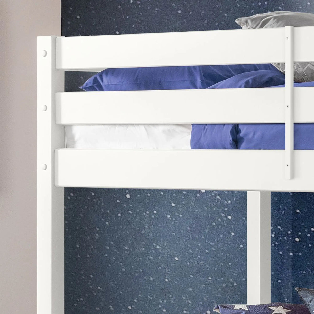 Merlin White Wooden Bunk Bed