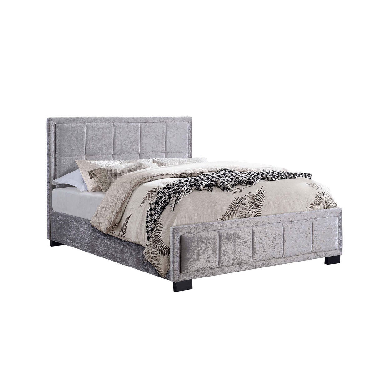 ahnnover ottman bed crushed steel frame