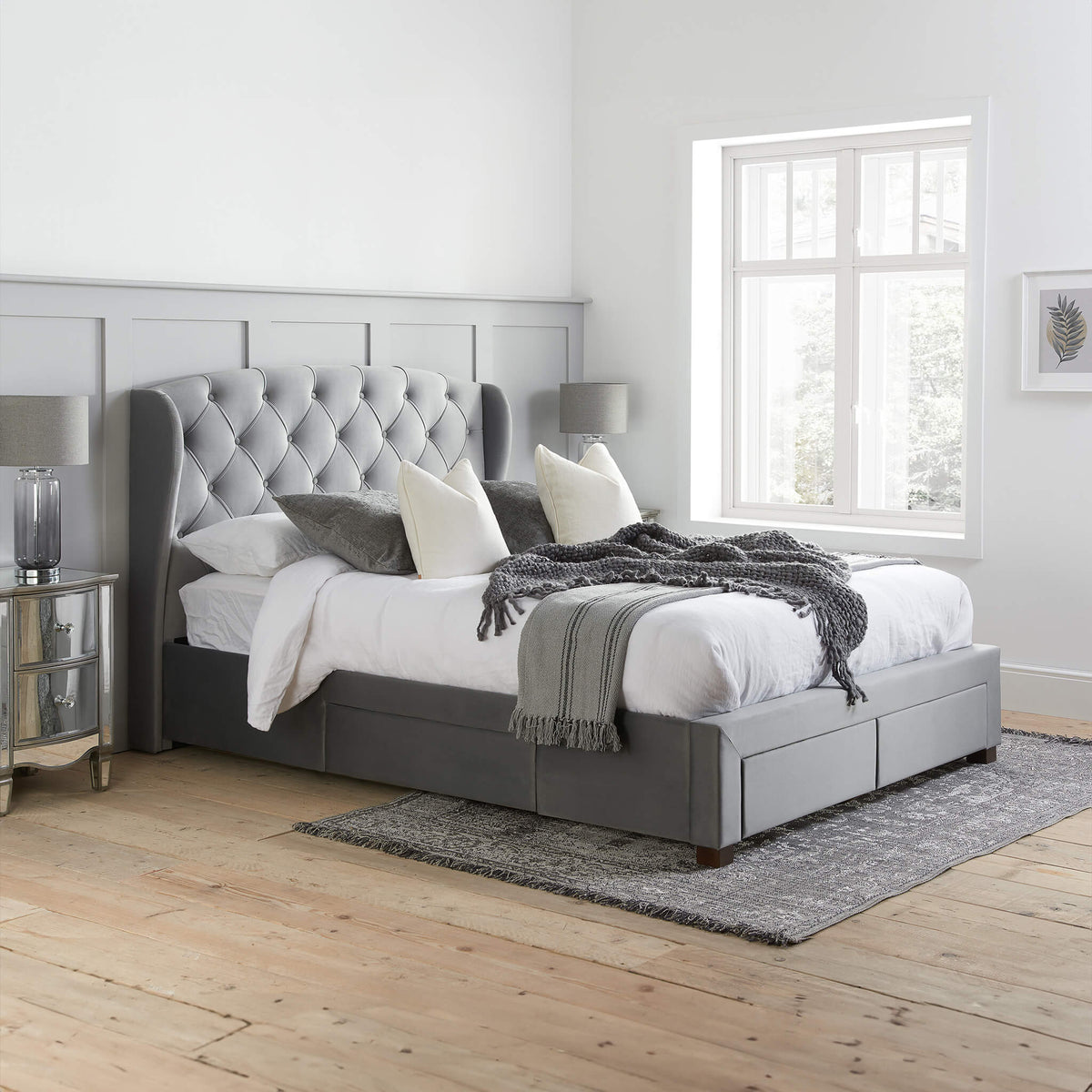 Hope Grey Bed
