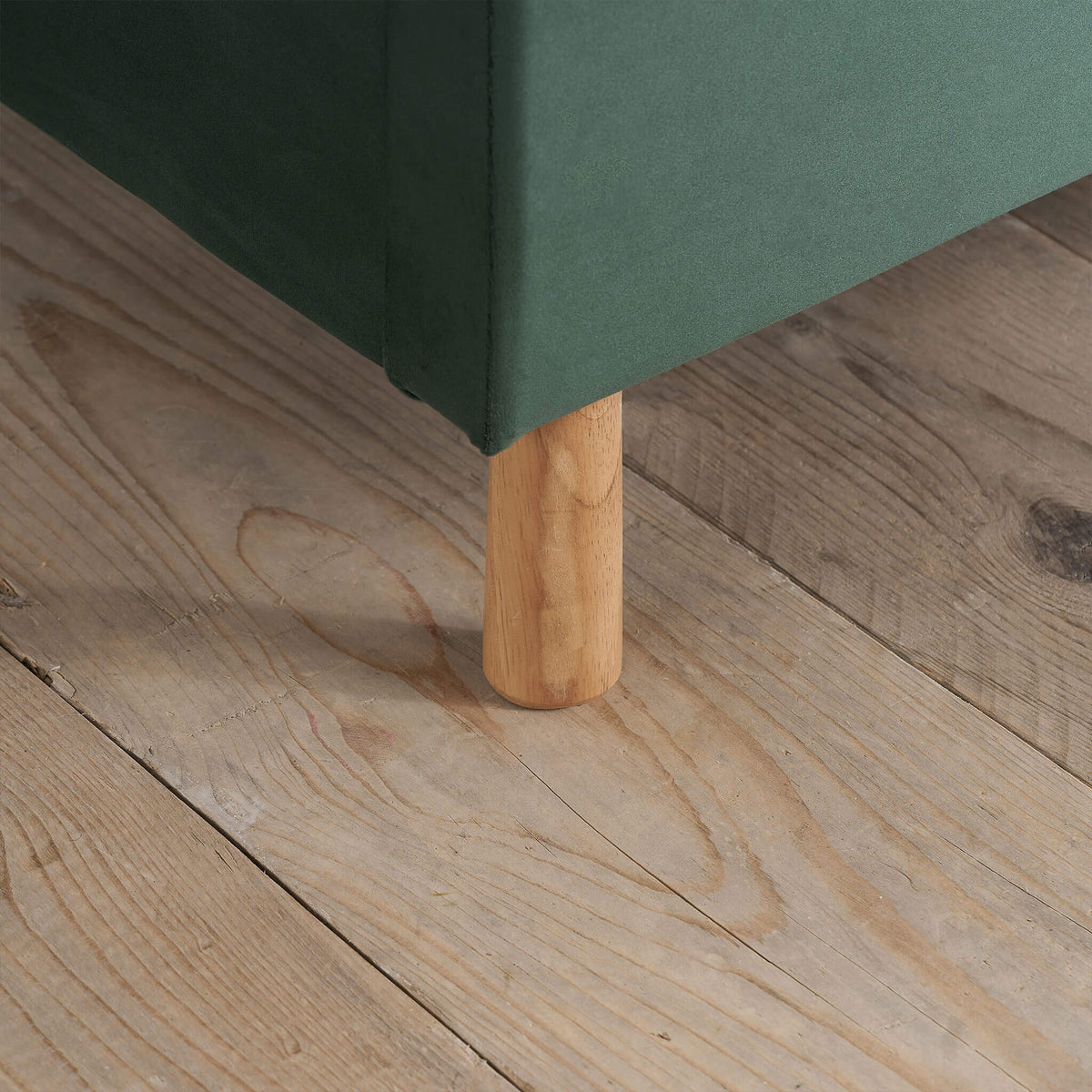 Loxley Fabric Bed Green