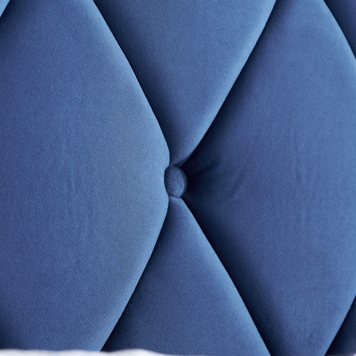Loxley Fabric Bed Blue