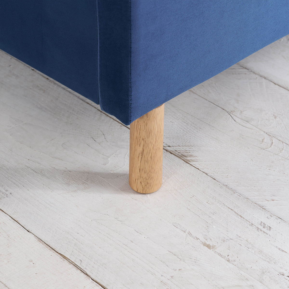 Loxley Fabric Bed Blue