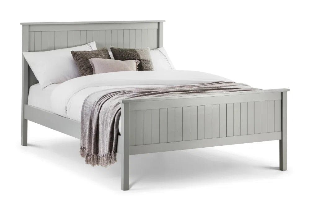 Maine Grey Wooden Bed