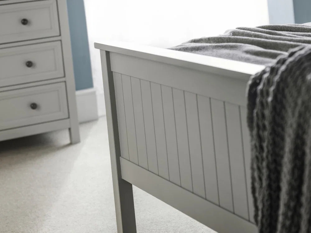 Maine Grey Wooden Bed