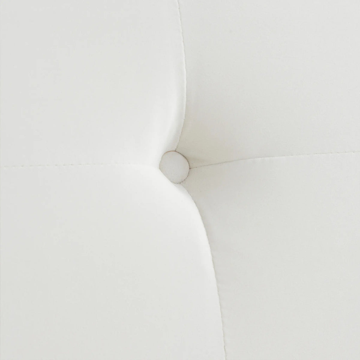 Mila White Upholstered Rattan Sofa Bed