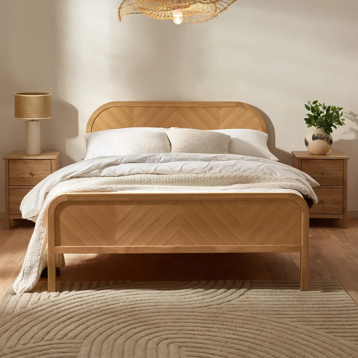 Milo Chevron Bed