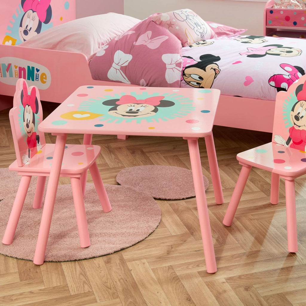 Minnie Mouse Table And Chairs Side