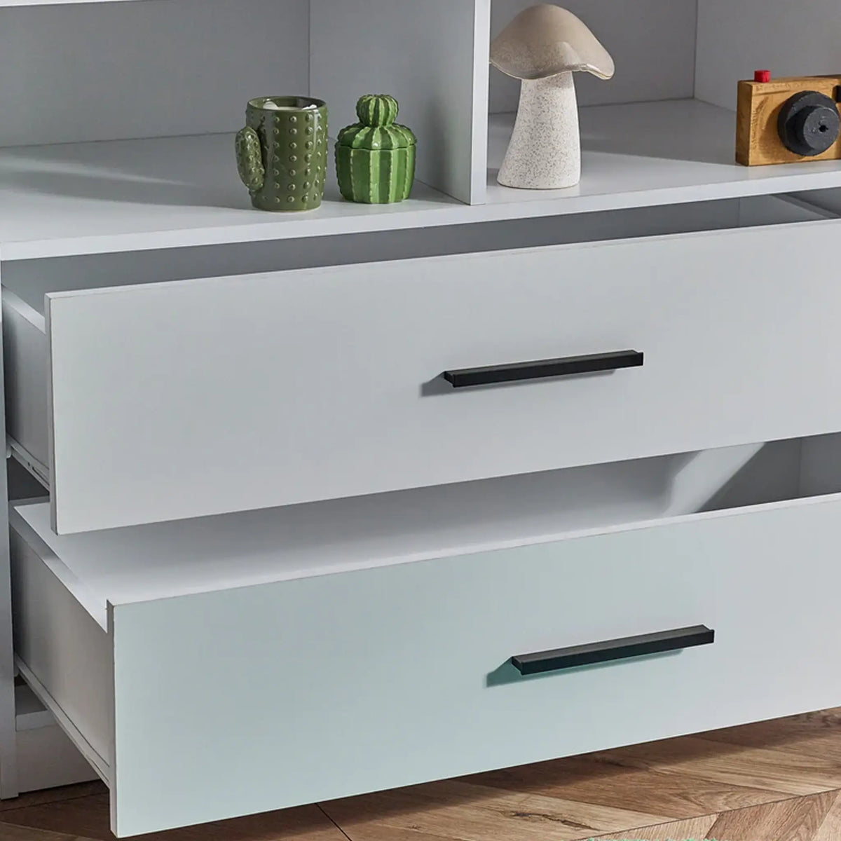 Otis White Wooden Mid Sleeper Bed
