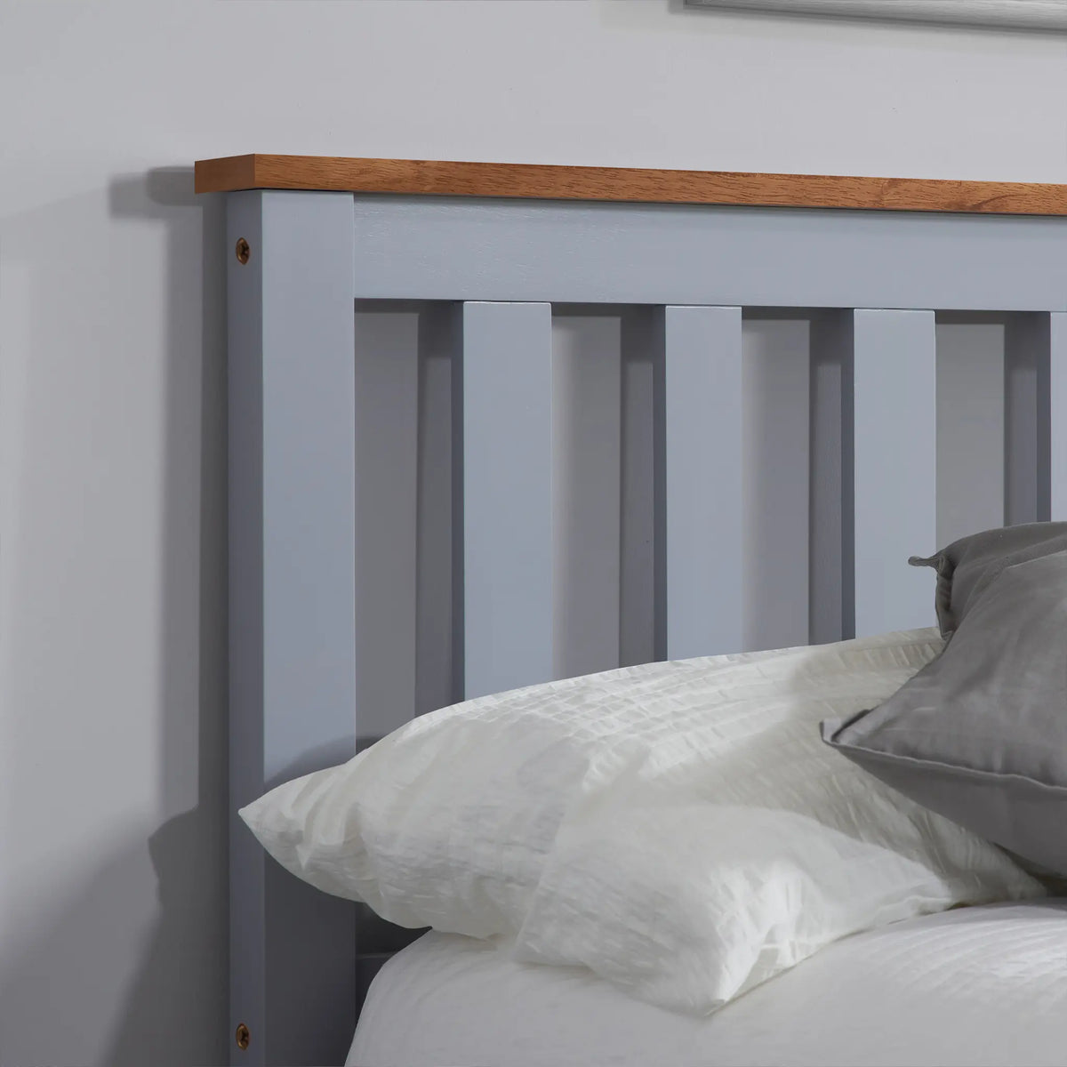Phoenix Stone Grey Wooden Ottoman Bed Frame