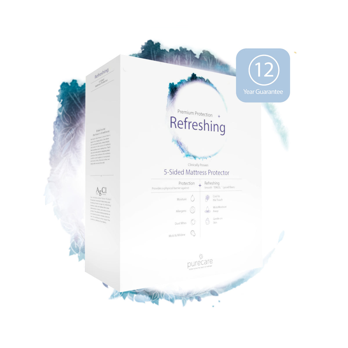 Purecare Refreshing 5 Sided Mattress Protector
