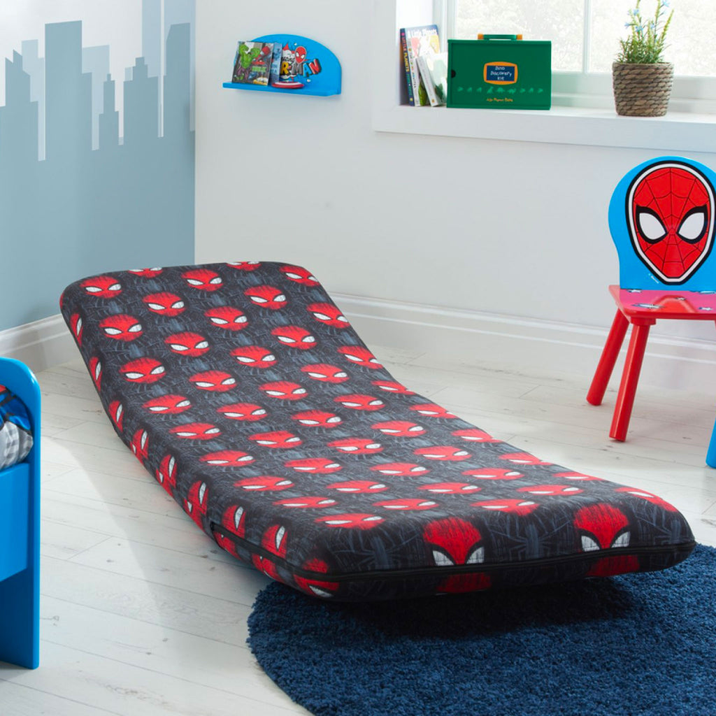 Spider-Man Fold Out Bed Chair Laid Out