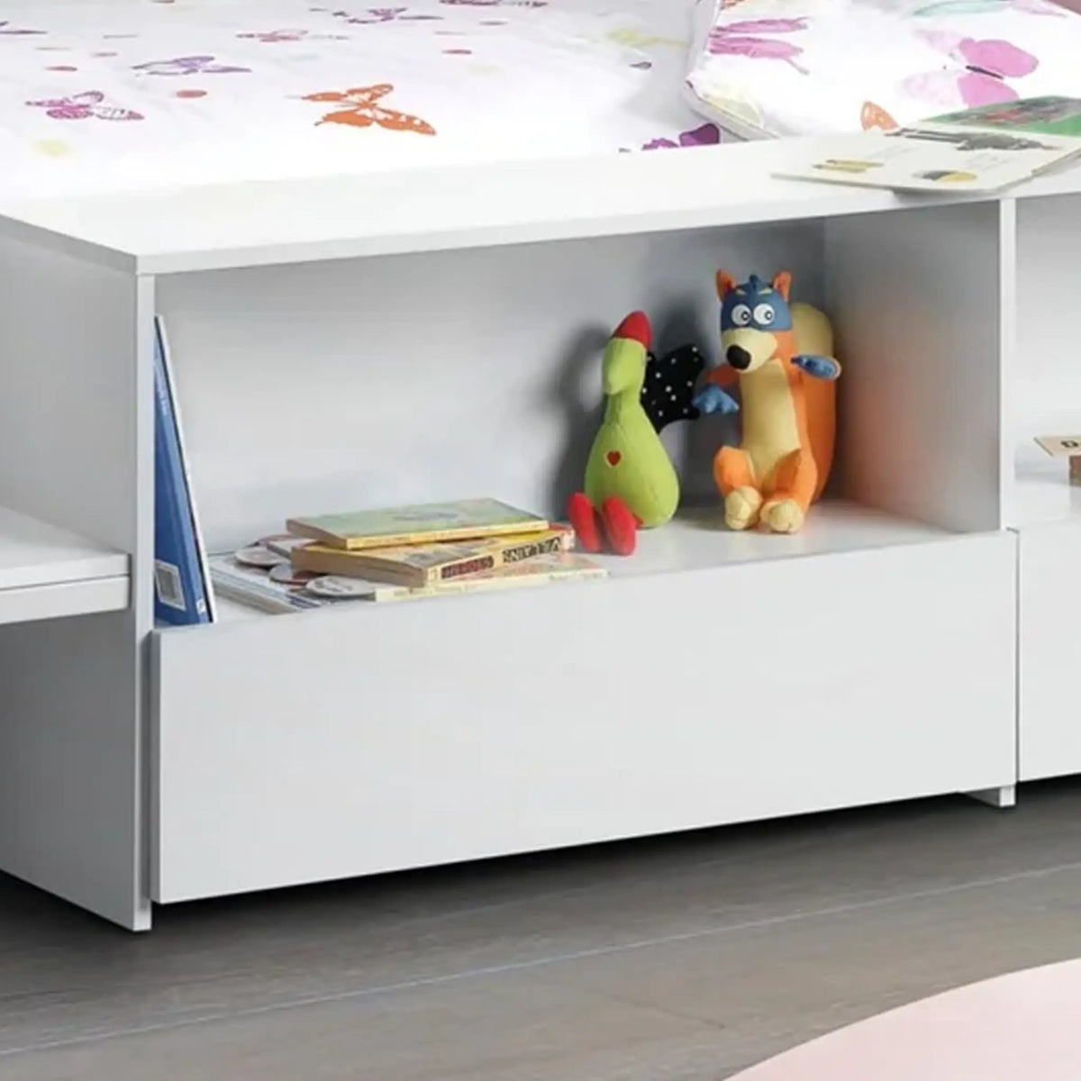 Stella White Wooden Low Sleeper Bed