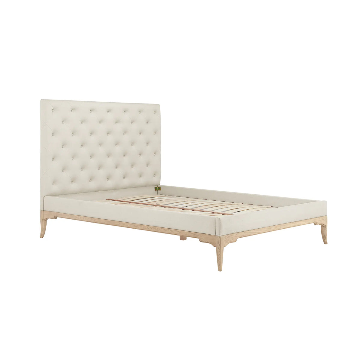 Toulon Cream Upholstered Wooden Bed