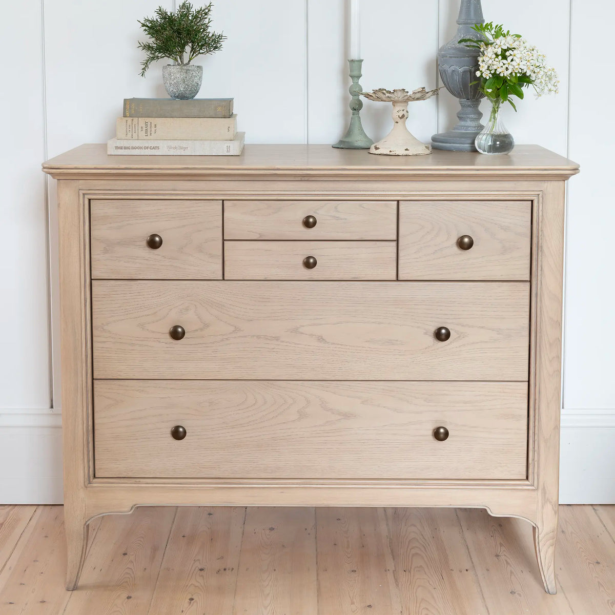 Toulon Oak 6-Drawer Chest