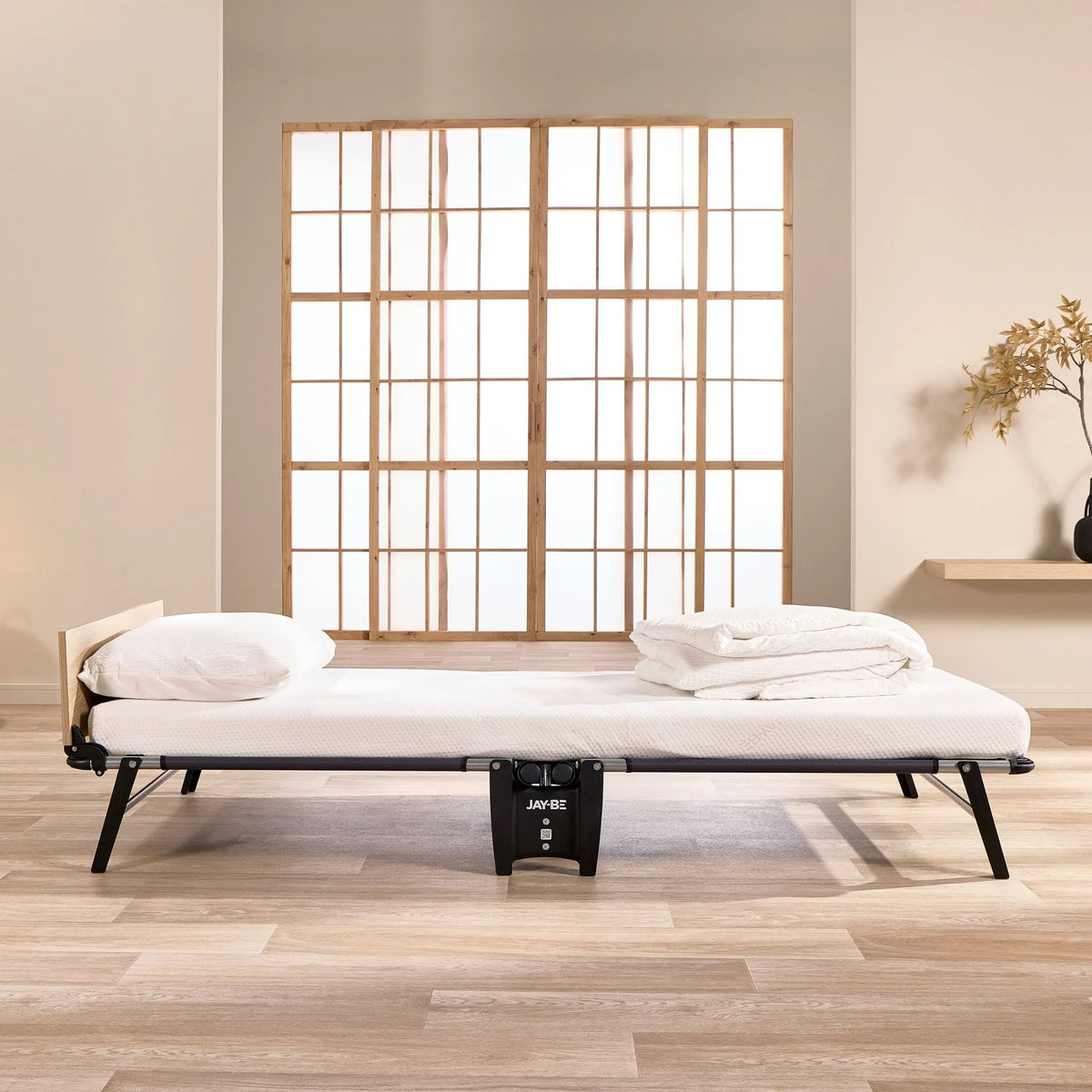 Quick Folding Bed with Comfort Mattress – full view