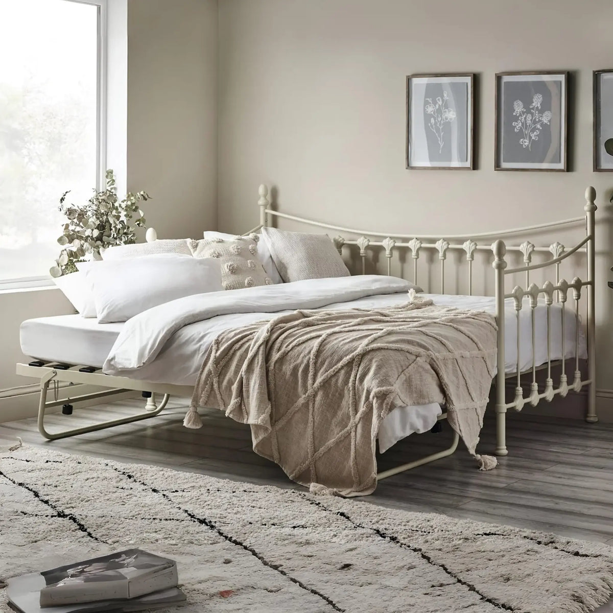 Versailles Cream Underbed Trundle