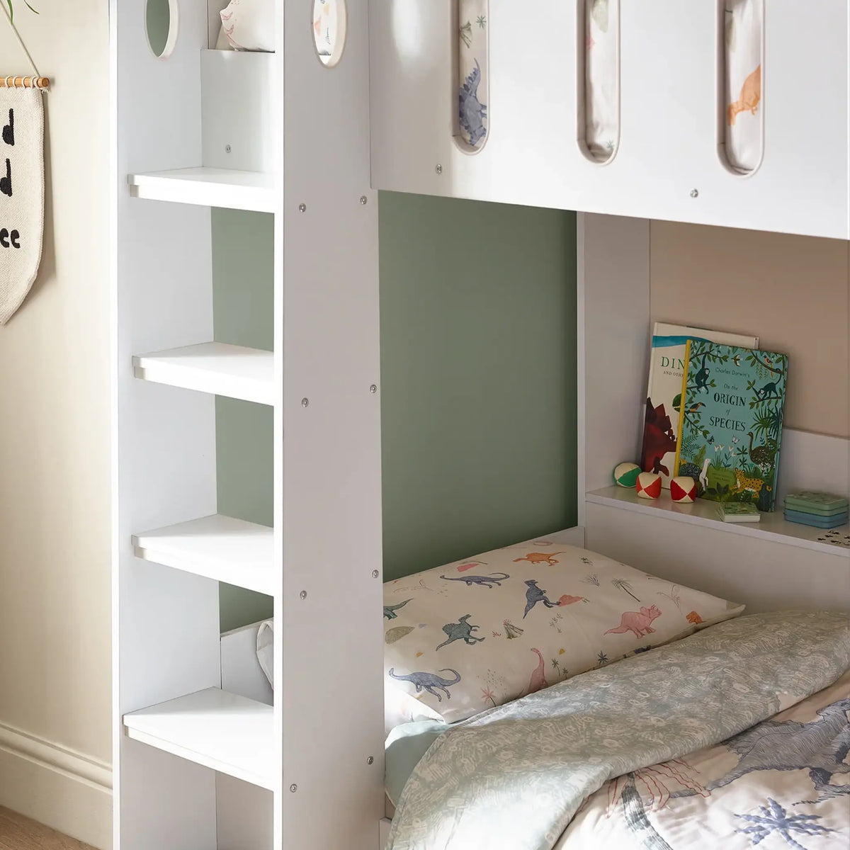 Vision White Wooden Bunk Bed