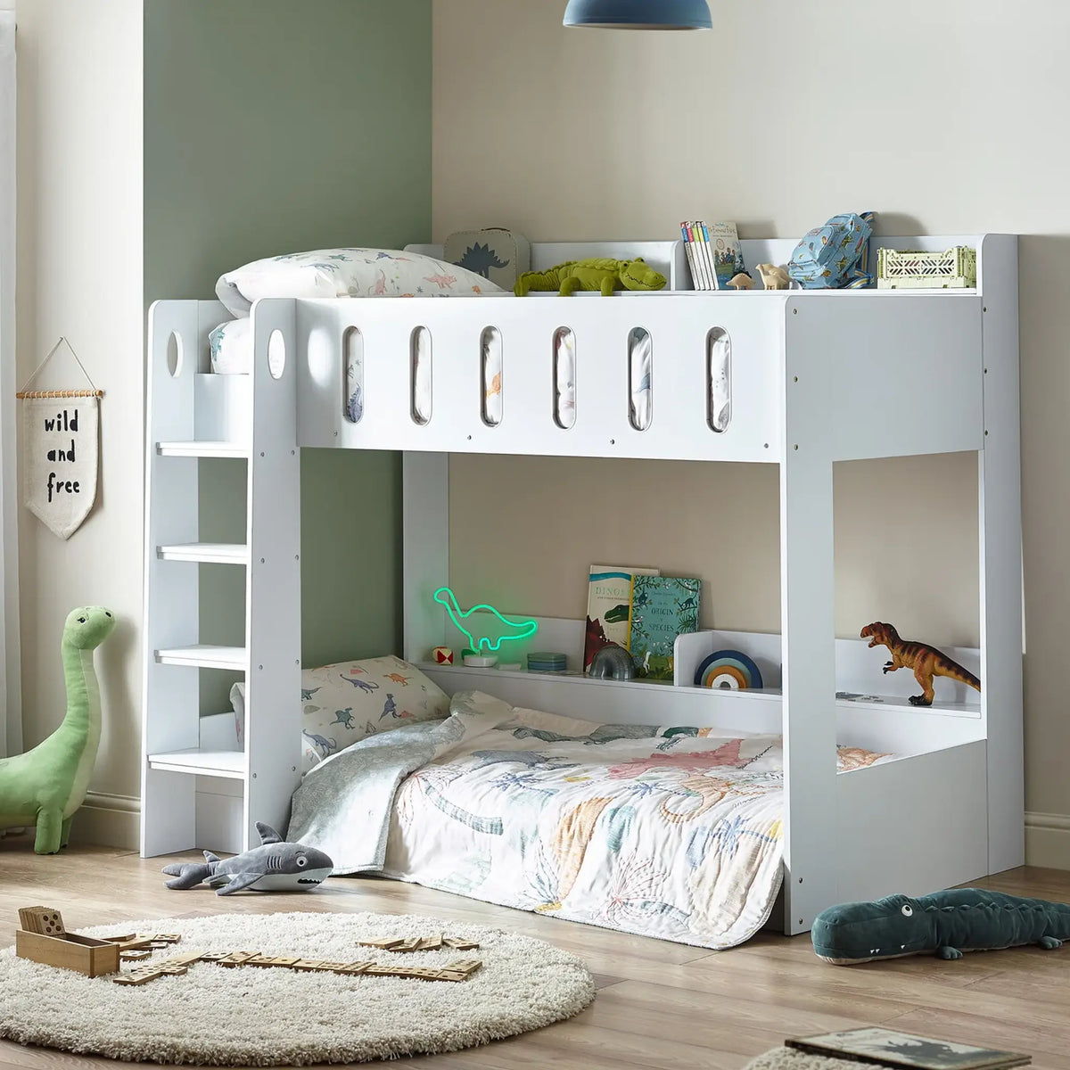 Vision White Wooden Bunk Bed
